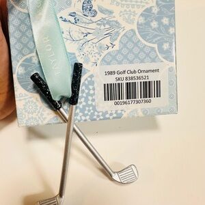 Taylor Swift Silver Golf Club Ornament